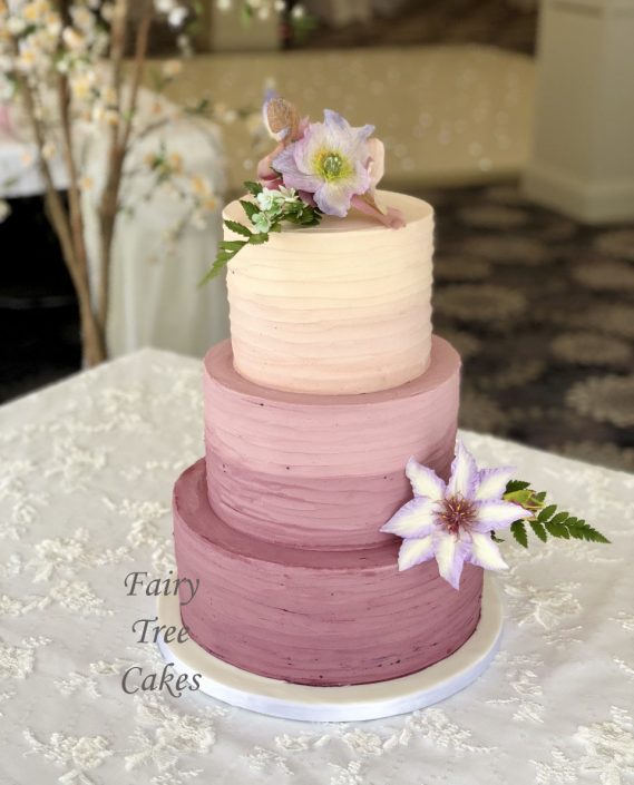 Purple Ombre Buttercream