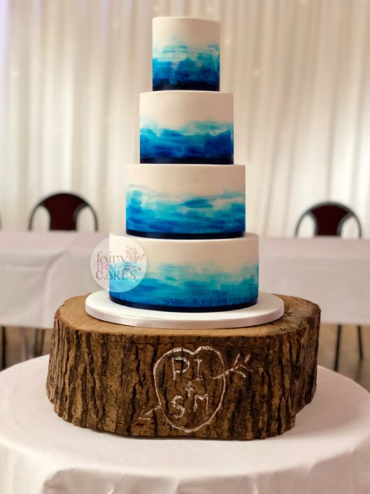 Handpainted Blue Sky