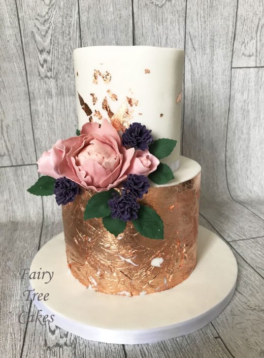 Copper Leaf & Peonies